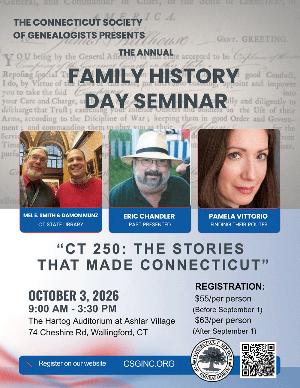 CSG Family History Day Seminar 
